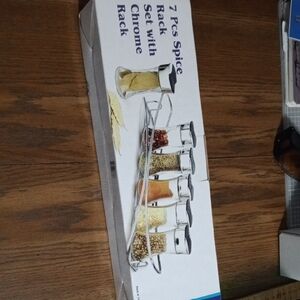 NEW Sleek Silver and White Kitchen Food Storage